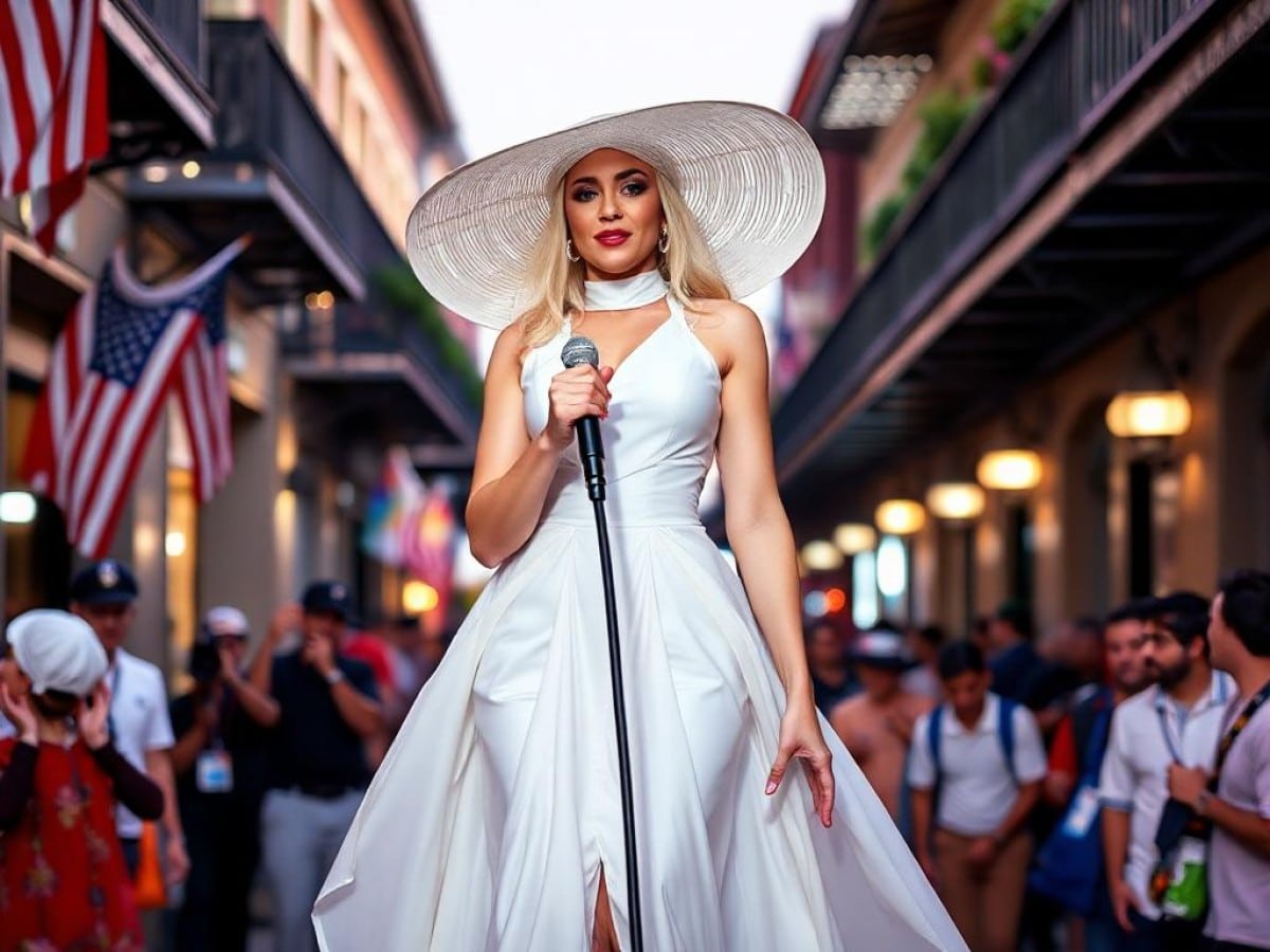 Watch Lady Gaga Perform “Hold My Hand” at 2025 Super Bowl