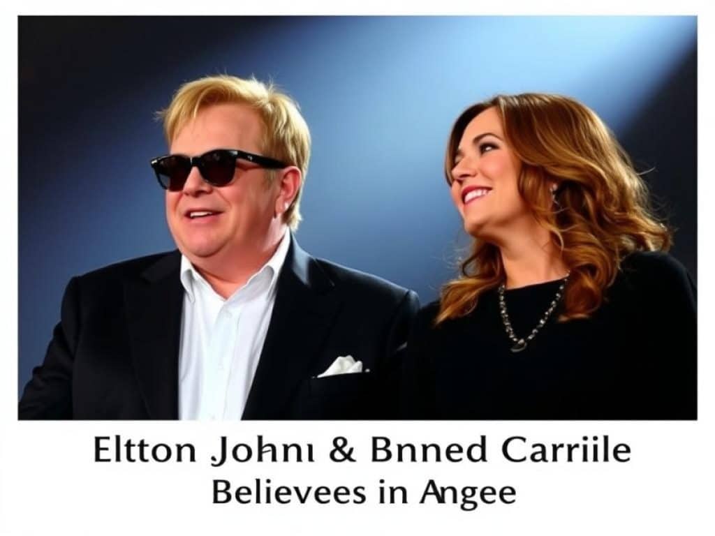 Elton John and Brandi Carlile Announce Album, Share New Song “Who Believes in Angels?”: Listen