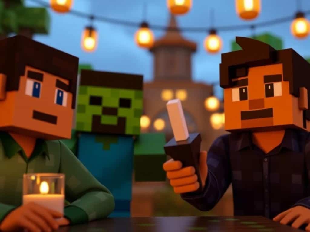New Minecraft Movie Clip Focuses On A Date Night For Unlikely Couple