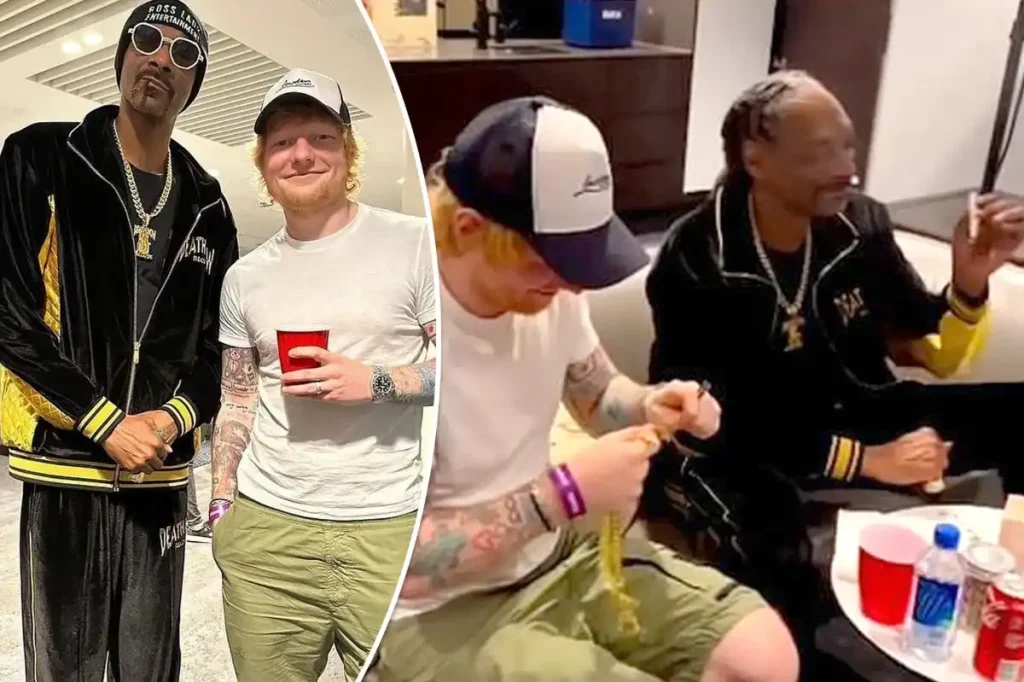 Snoop Dogg rolls a blunt in 15 seconds for... Ed Sheeran