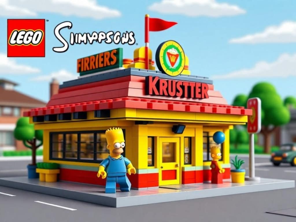 The Simpsons Krusty Burger Lego Set Releases Very Soon