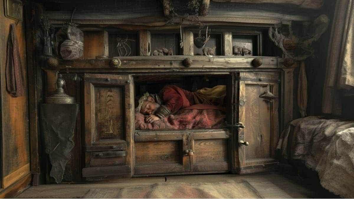 Why people in the Middle Ages slept in wooden wardrobes