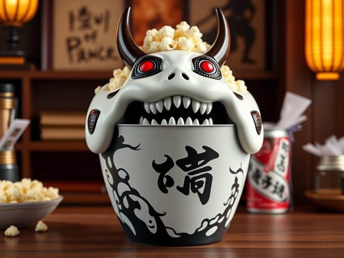 PlayStation Exclusive Ghost of Yotei Gets Official Popcorn Bucket Inspired by a Traditional Japanese Rice Bucket