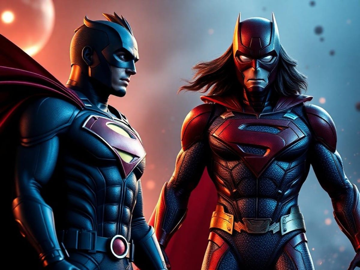 THE FANTASTIC FOUR: FIRST STEPS, (aka THE FANTASTIC FOUR), from left: Joseph Quinn as Johnny Storm / Human Torch, Pedro Pascal as Reed Richards / Mister Fantastic, 2025. ph: Jay Maidment / © Marvel / © Walt Disney Studios Motion Pictures / Courtesy Everett Collection