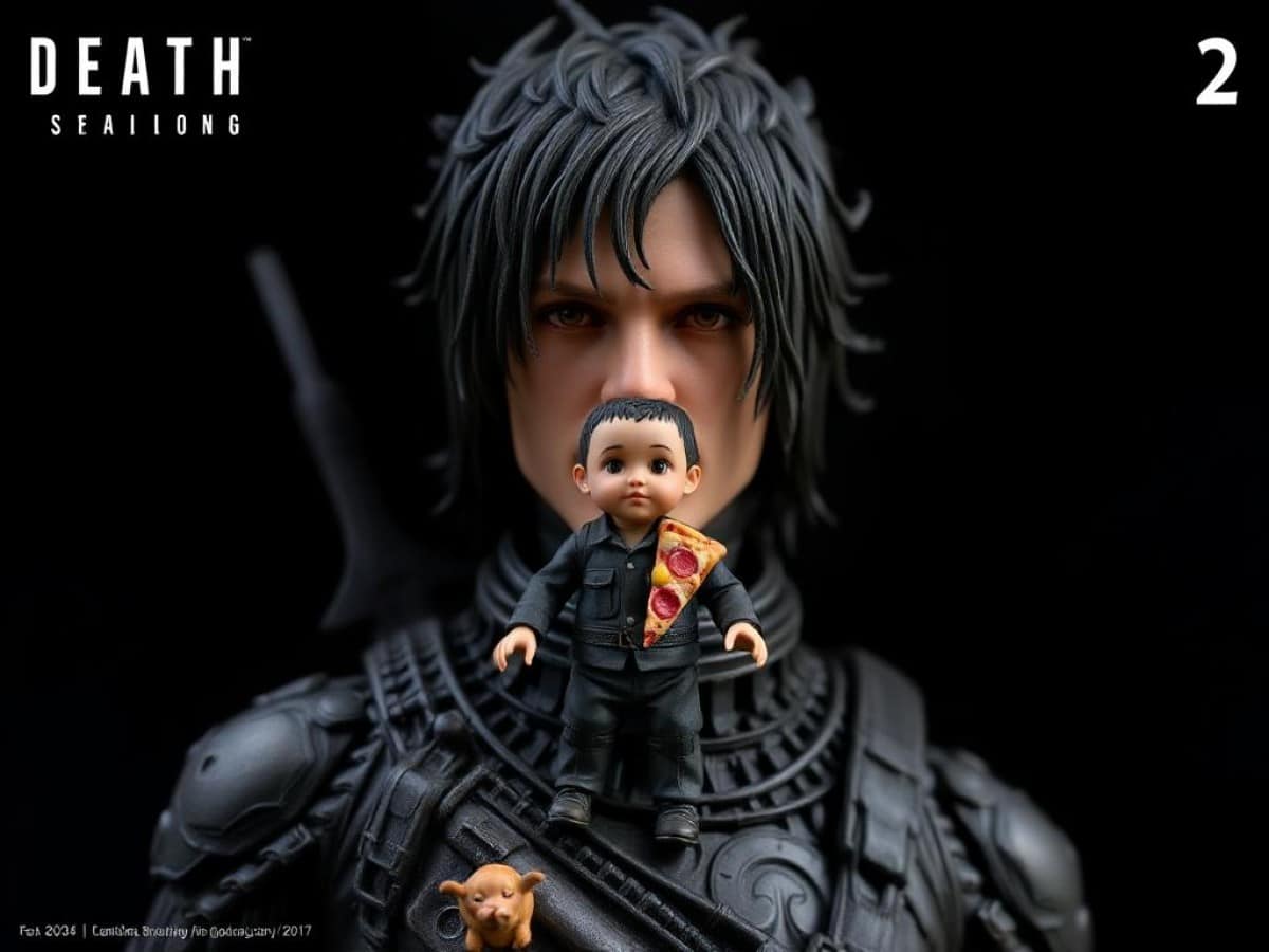 Impressive Death Stranding 2 Figure Has Real Hair, Tiny Dollman, And Weaponized Pizza