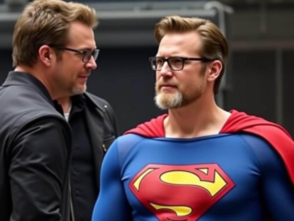 Superman Director James Gunn Posts Video of His Intense On-Set Debate With David Corenswet